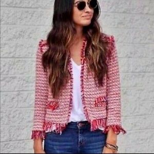 ❤️price drop❤️Zara fringe blazer